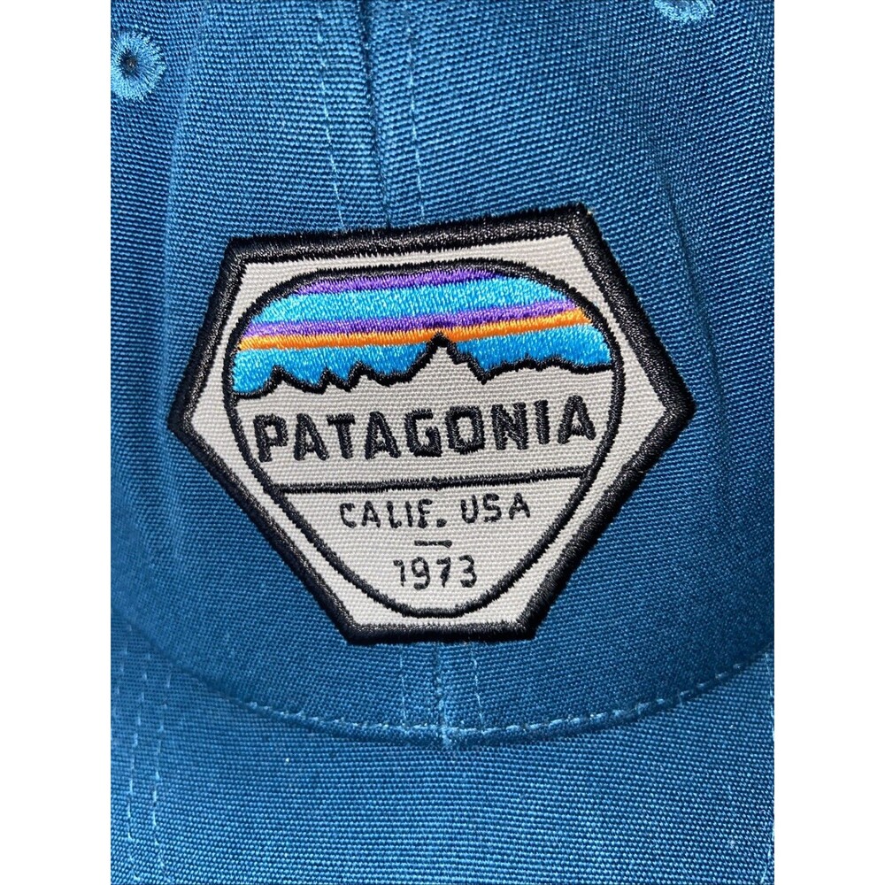 Patagonia Venture California Teal Turquoise Hat SnapBack